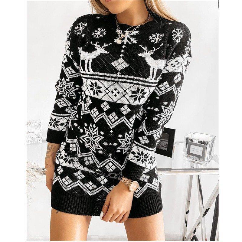  thdmladies Christmas Knitted Dress thedmladies