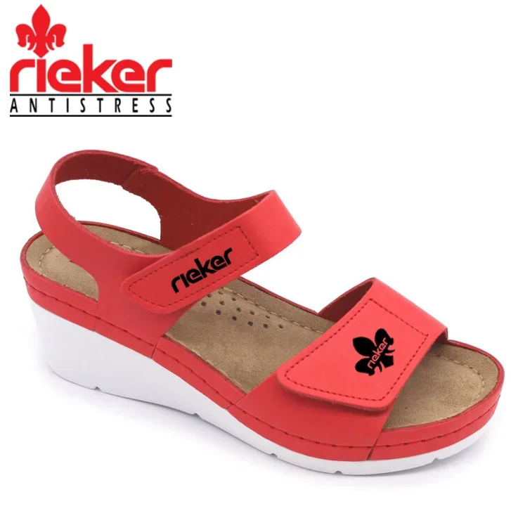 Celokožené topánky na platforme RIEKER® Medical