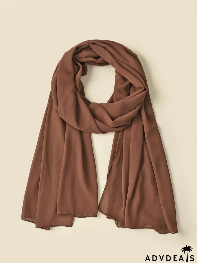 Minimalist Solid Scarf