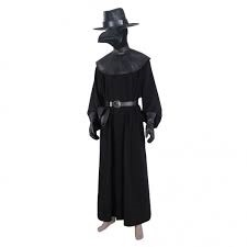 Plague Doctor Steampunk Medieval Adult Uniform Outfit Halloween Carnival Suit Cosplay Costume