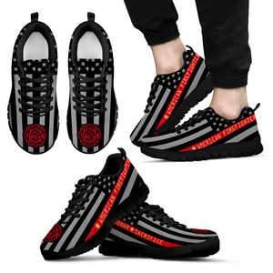 Firefighter Design Thin Red Line Mens Sneakers