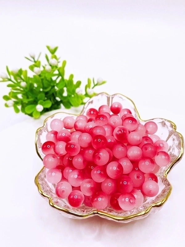 300 Pcs/Package  Glass Solid Color Beads
