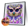 Diamond Painting -Full Round Drill Owl(40*40 CM)