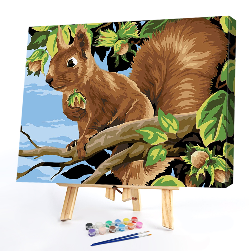 

40*50CM Paint By Numbers-Squirrel, 501 Original