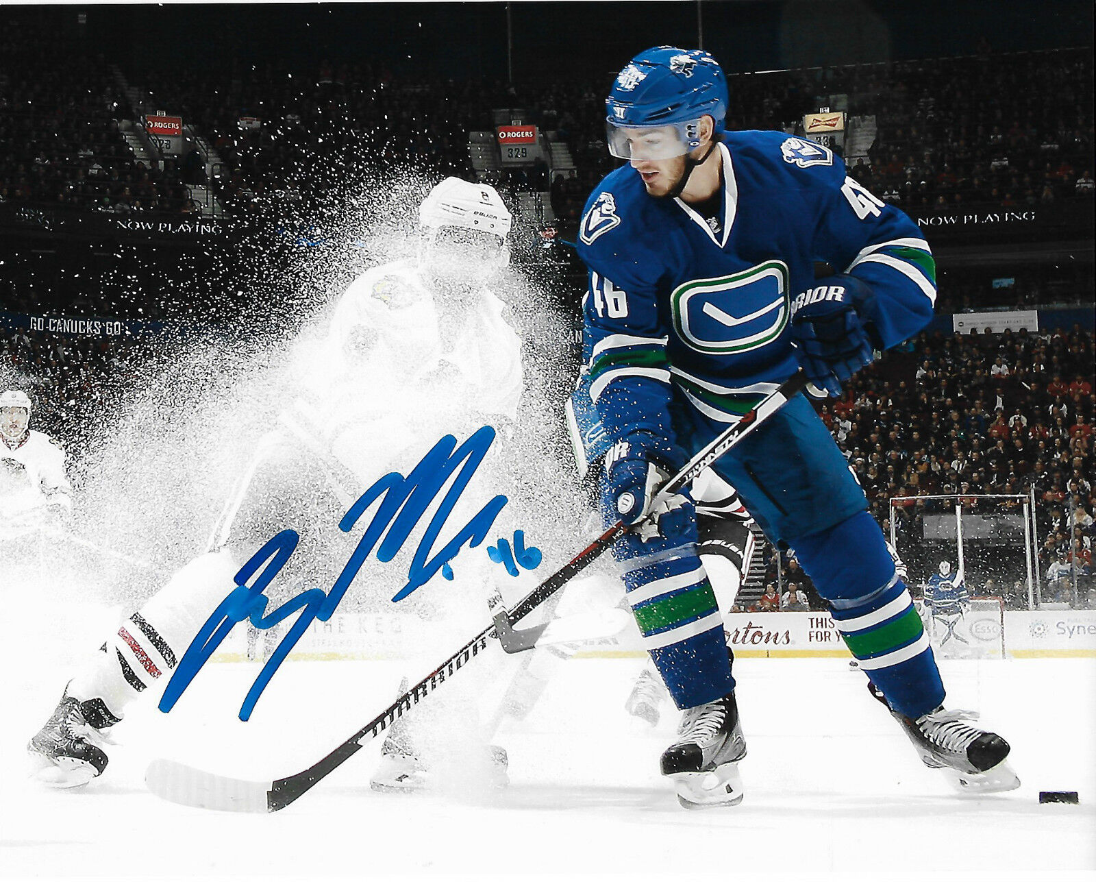 Vancouver Canucks Jayson Megna Autographed Signed 8x10 Photo Poster painting COA F