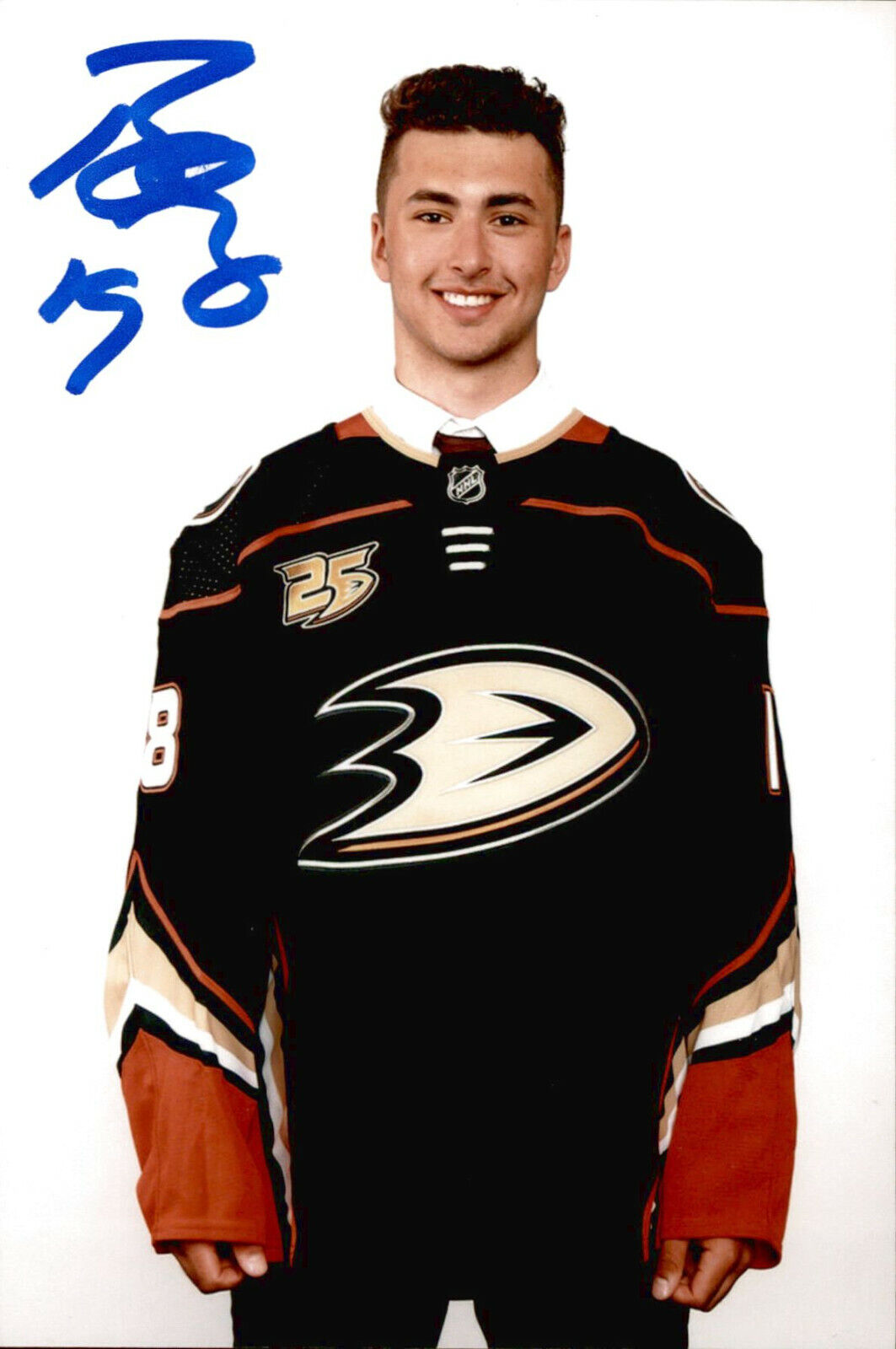 Benoit-Olivier Groulx SIGNED 4x6 Photo Poster painting ANAHEIM DUCKS