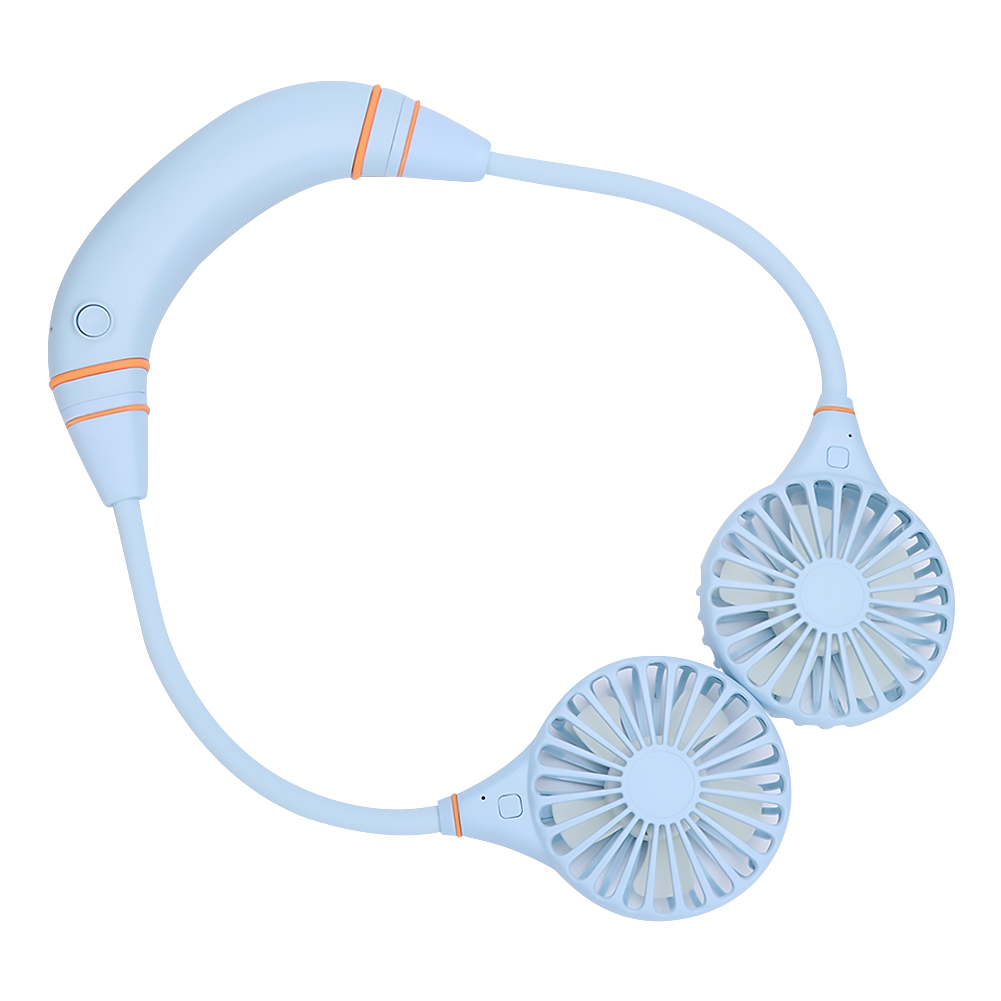 

Personal Neck Fan USB Rechargeable Wearable Portable Neckband Fan, Blue, 501 Original