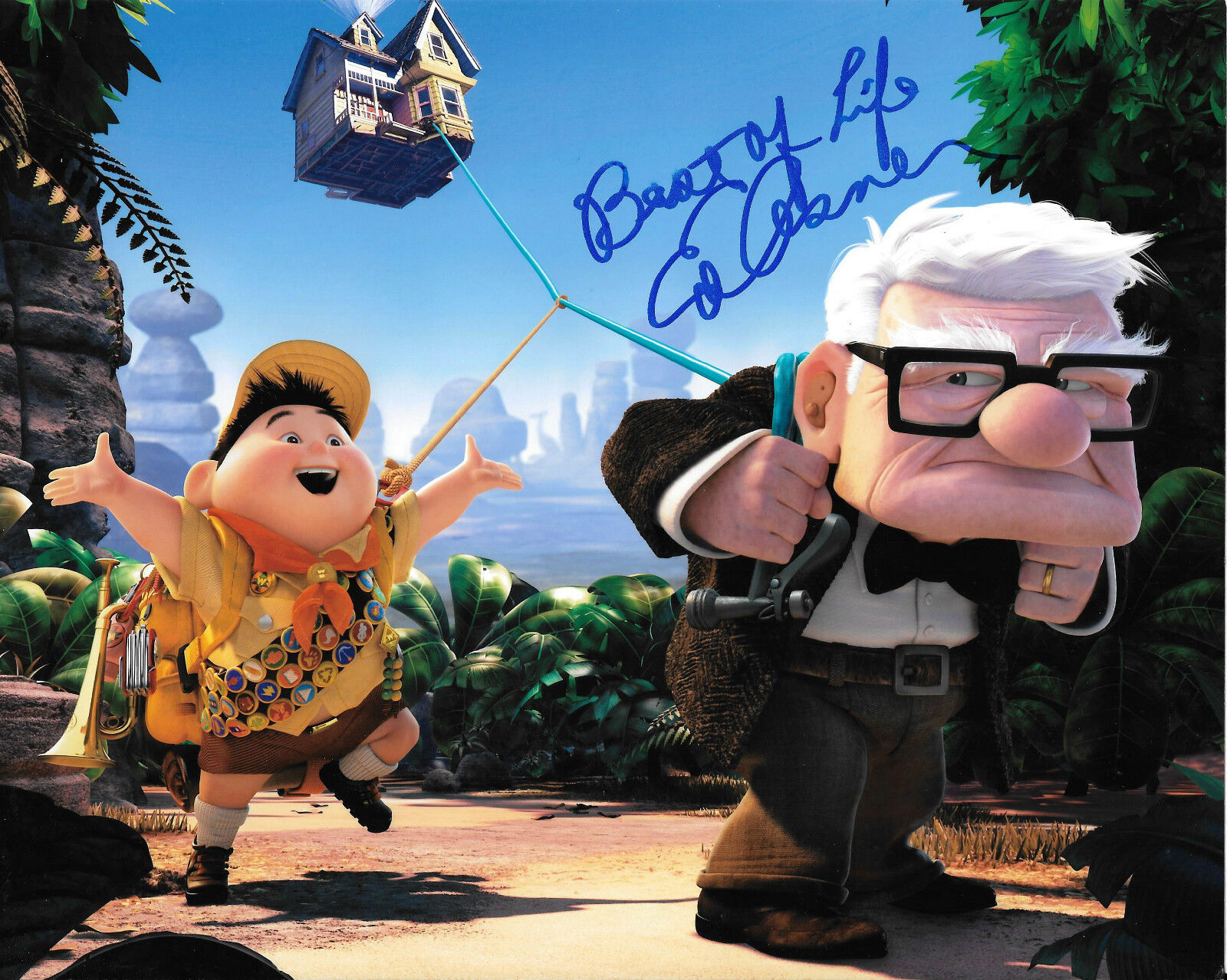 GFA Up Disney Pixar Movie * ED ASNER * Signed 8x10 Photo Poster painting AD1 COA