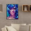 Diamond Painting -DIY Round Dril Blue-haired in the Water