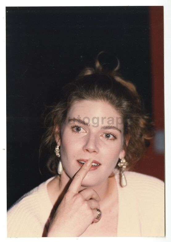 Kelly McGillis - Vintage Candid Photo Poster painting by Peter Warrack - Previously Unpublished