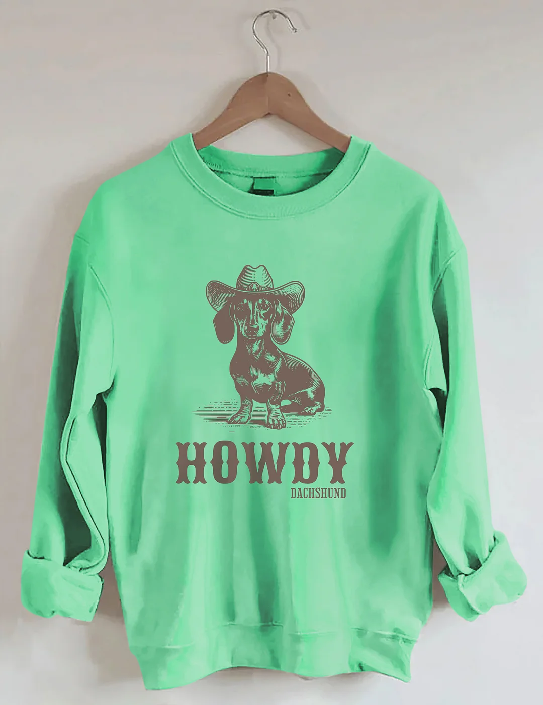 Howdy Dachshund Sweatshirt