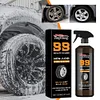 120ml Car Tire Brightener Long Lasting Car Wheel Polishing Cleaner for Auto Care