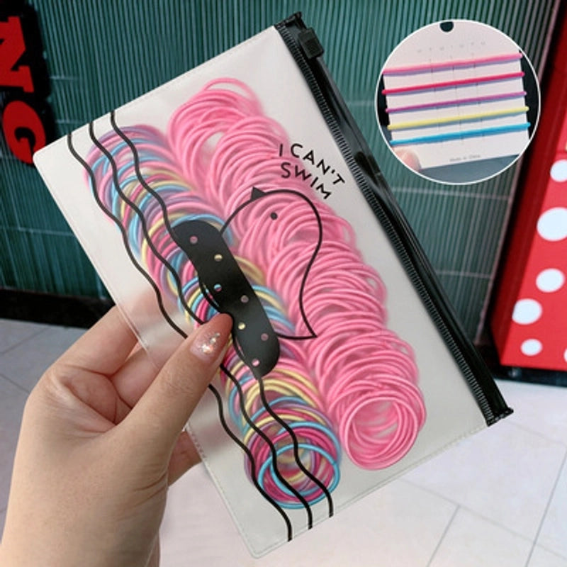 Hair Tie Rubber Band Female Small Hair Band Children’s Hair Rope Hair Rope Girl Baby Rubber Band Does Not Hurt Hair Elastic Good Simple