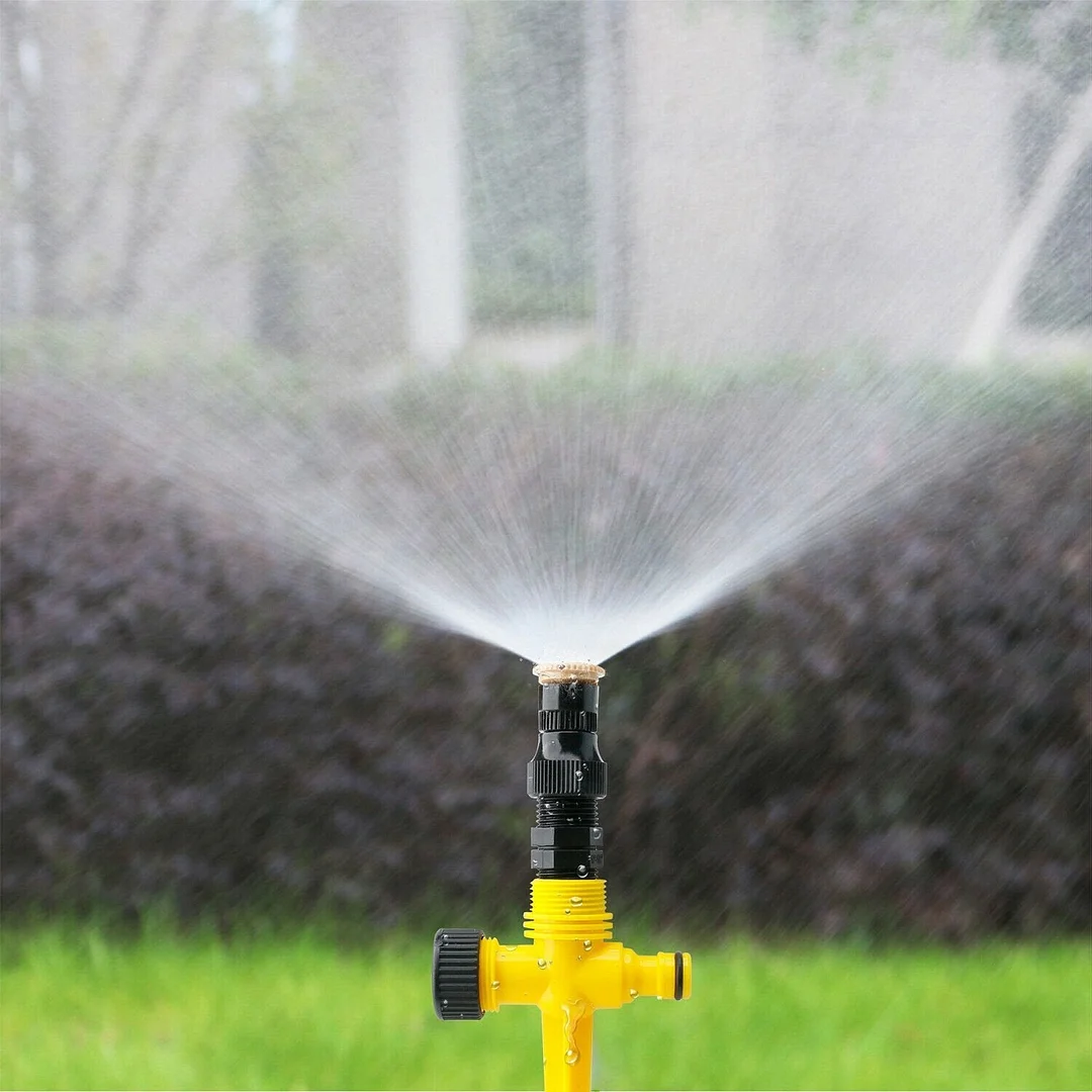 360° Rotation Auto Irrigation System Garden Rotating Lawn Sprinklers