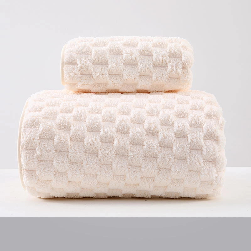 Pineapple Big Bath Towel Thickened Water Absorbent Quick-drying Beach Towel Coral Fleece Bath Towel Cotton Household Adult Bath Towel