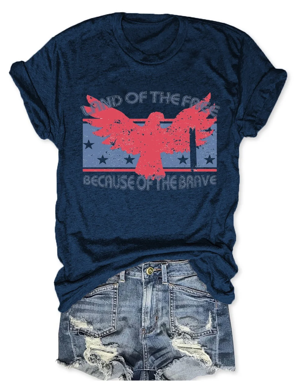 Land of the Free Because of the Brave T-Shirt