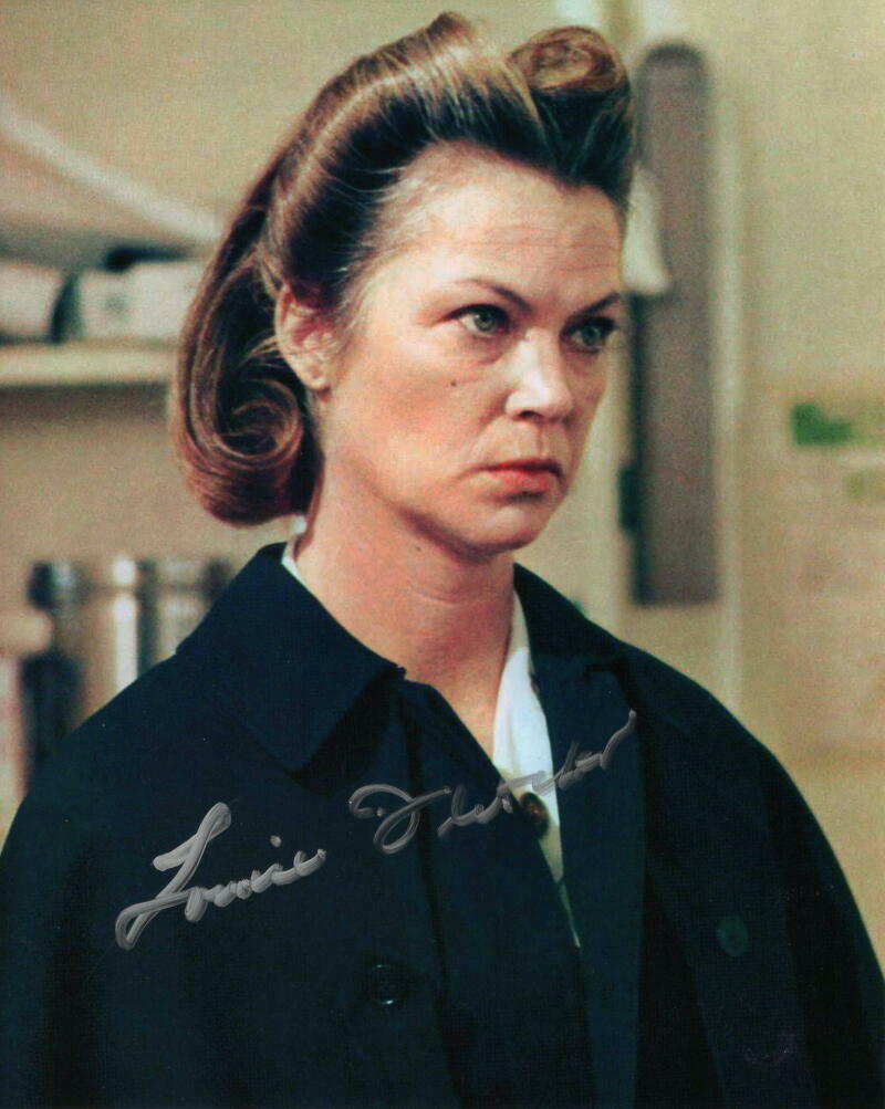 LOUISE FLETCHER SIGNED AUTOGRAPH 8X10 Photo Poster painting - ONE FLEW OVER THE CUCKOO'S NEST