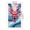 Dragon-11CT Stamped Cross Stitch 40*70cm/15.75*27.56in(Big Size)