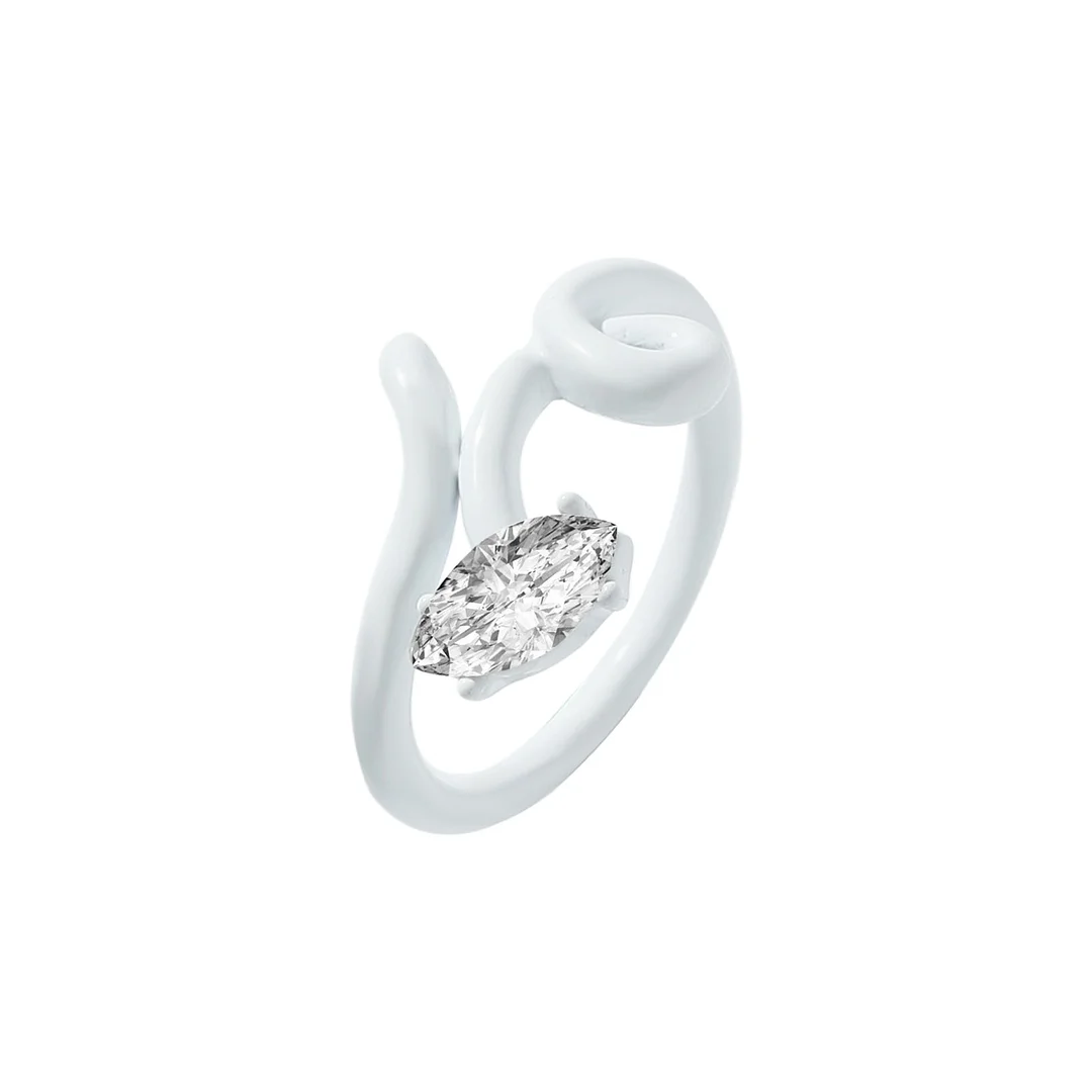 Dvacaman 2021 New INS Trendy Colorful Dripping oil Geometric Rings Candy Color Hand Painted Irregular Open Rings Female Jewelry