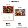 2027 New DIY Diamond Painting Cat Wall Calendar Kit 12-Month Flip Calendar Design Home Decor