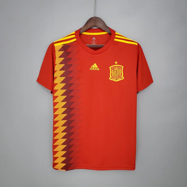 2018 Spain Home Retro Jersey