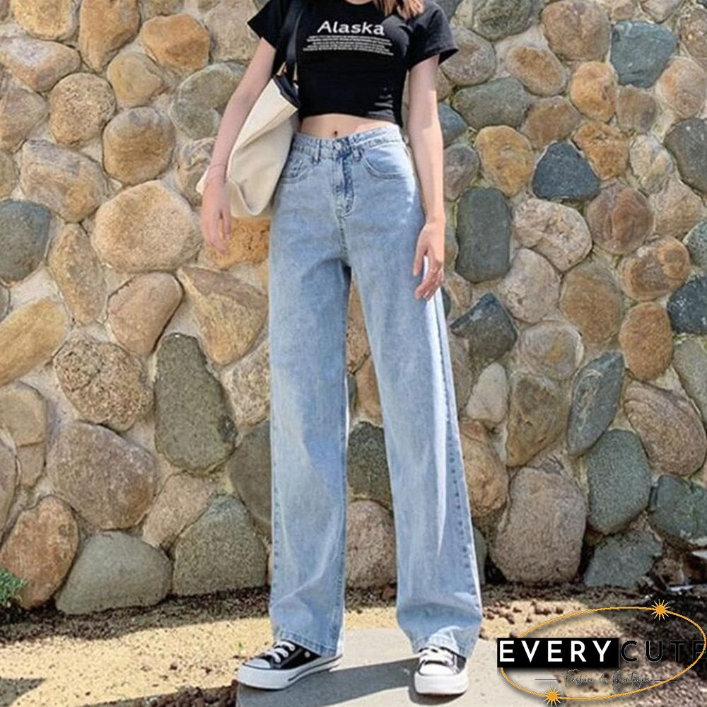 Woman Jeans High Waist Clothes Wide Leg Denim Clothing Streetwear Vintage Quality Summer Fashion Harajuku loose Pants