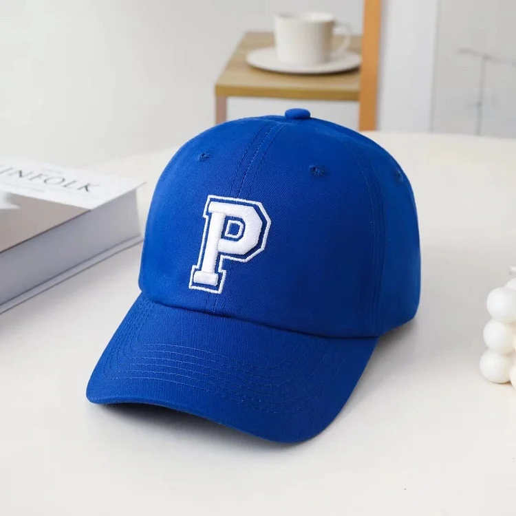 Letter P Embroidery Baseball Caps for Men Women Summer Sun Hat Outdoor Sports Travel Peaked Cap Unisex Trucker Gorras