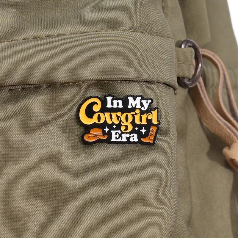 Cartoon Style Letter Alloy Stamping Stoving Varnish Plating Women’s Brooches