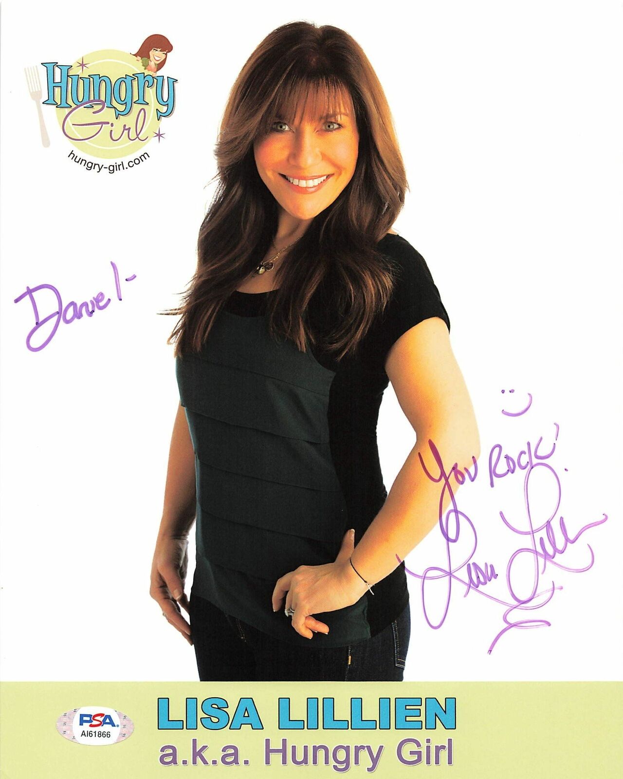 LISA LILLIEN signed 8x10 Photo Poster painting PSA/DNA Autographed