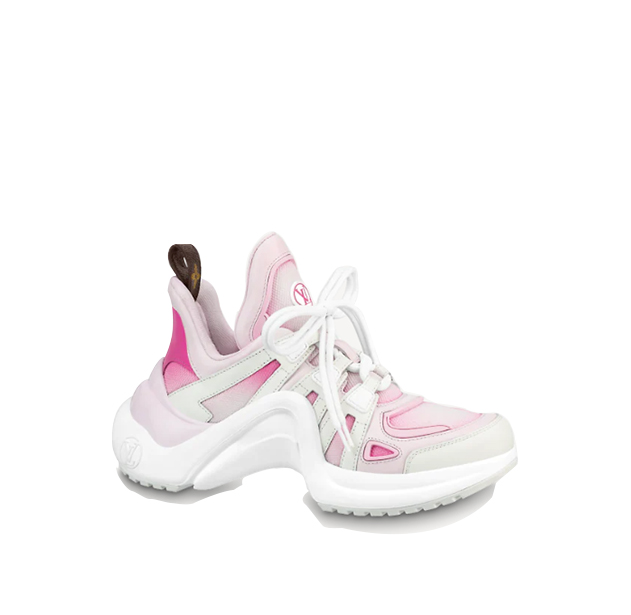 lv archlight sneaker pink