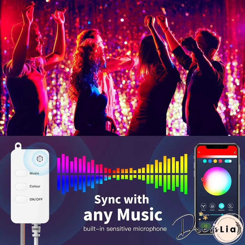Smart Globe RGB Fairy String Lights For Holiday Decoration
