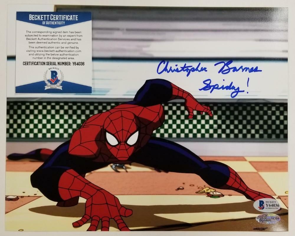 Christopher Barnes signed Spidey!