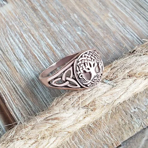 🔥 Last Day Promotion 49% OFF🎁Sterling silver Celtic Tree of Life Silver Ring