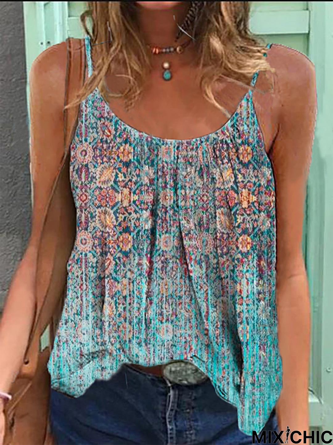 Sleeveless Hippie Shirt & Top