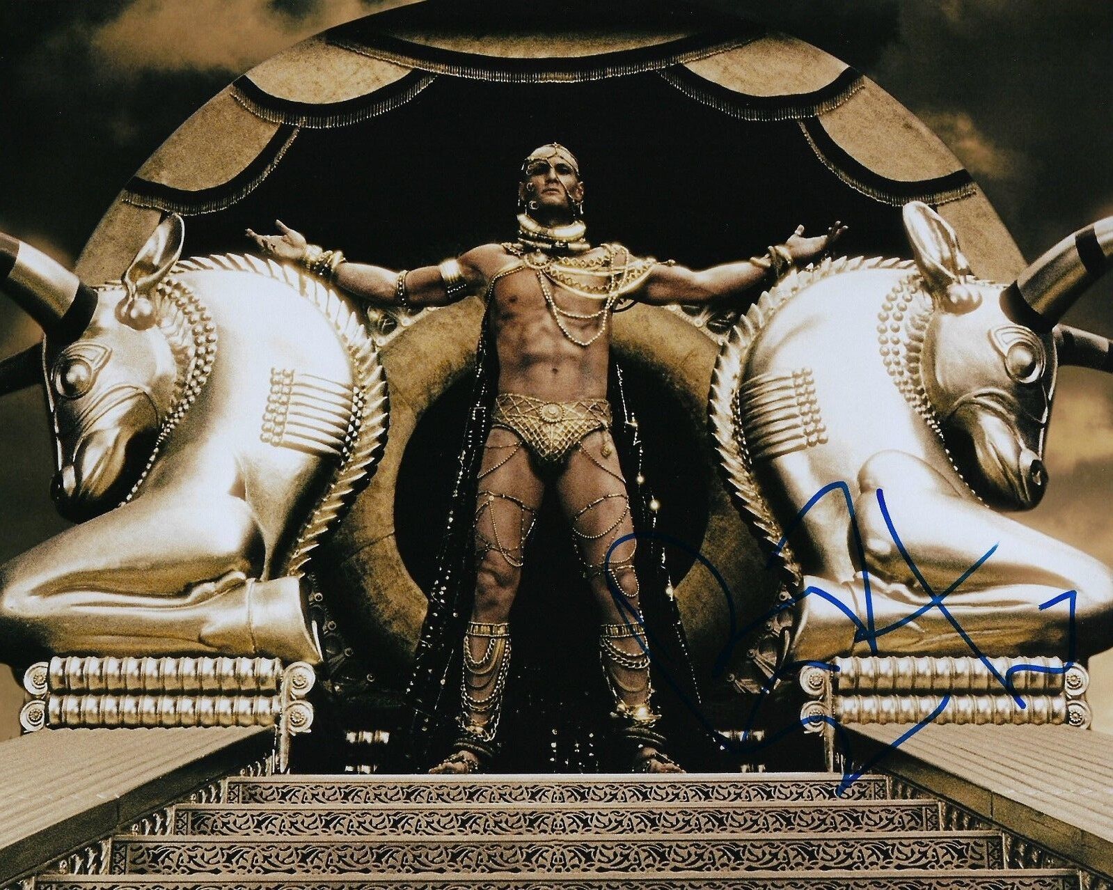 GFA 300 Xerxes * RODRIGO SANTORO * Signed Autographed 8x10 Photo Poster painting PROOF R1 COA