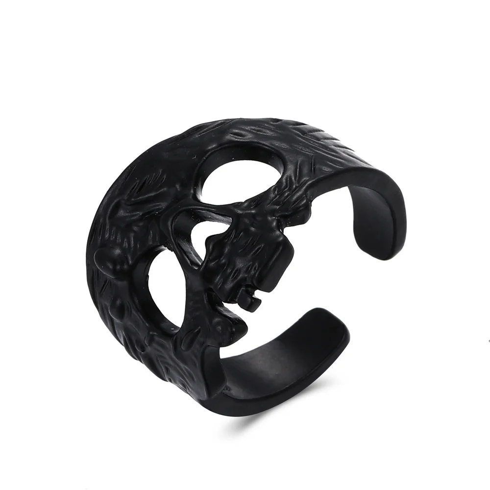 Skull Skeleton Gold-Plated Ring