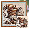 Coffee Gnome-14CT Stamped Cross Stitch 40*40cm/15.75*15.75in tapestrymarket
