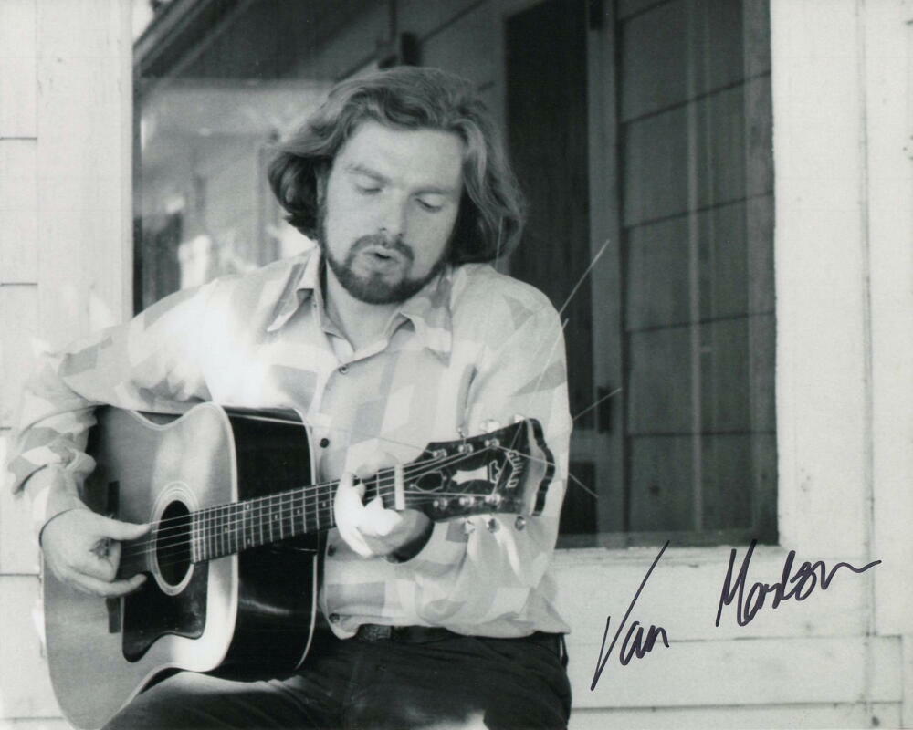 VAN MORRISON SIGNED AUTOGRAPH 8X10 Photo Poster painting - MOONDANCE, ASTRAL WEEKS, VERY RARE!