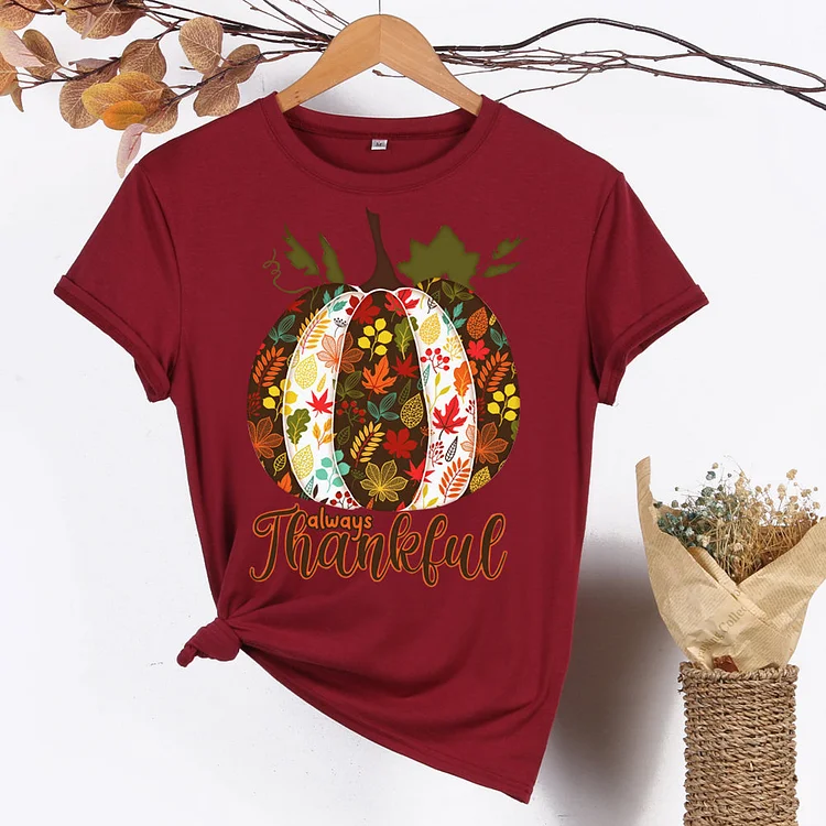 Thankful Pumpkin  T-shirt Tee -601378