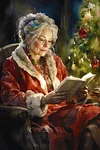 Luxury AB Velvet Diamond Painting Kit - Christmas Santa Claus