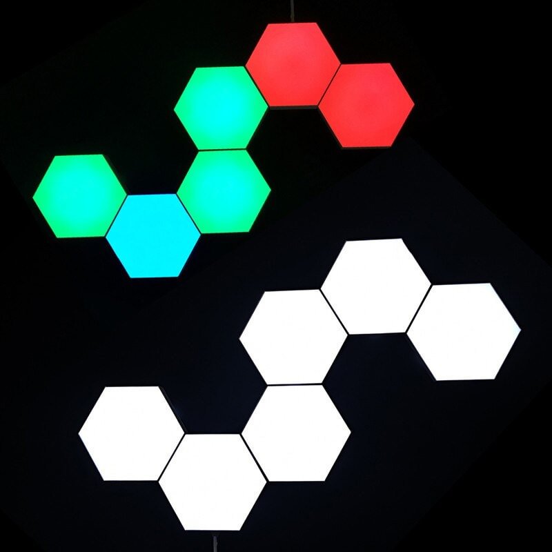 Modern LED Quantum lamp LED Lamp Modular Touch Sensitive Lighting Hexagonal Night Light Lamps Wall Lamp Hexagonal wall light