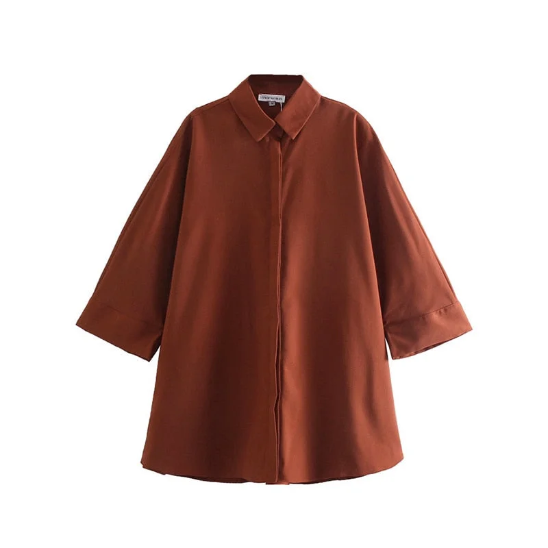 Za Women's Summer Suit Bat Shirt Trouser Suits Cotton Oversized Blouse Outfit Japan Style Two Piece Sets Wide Pant Suits Female