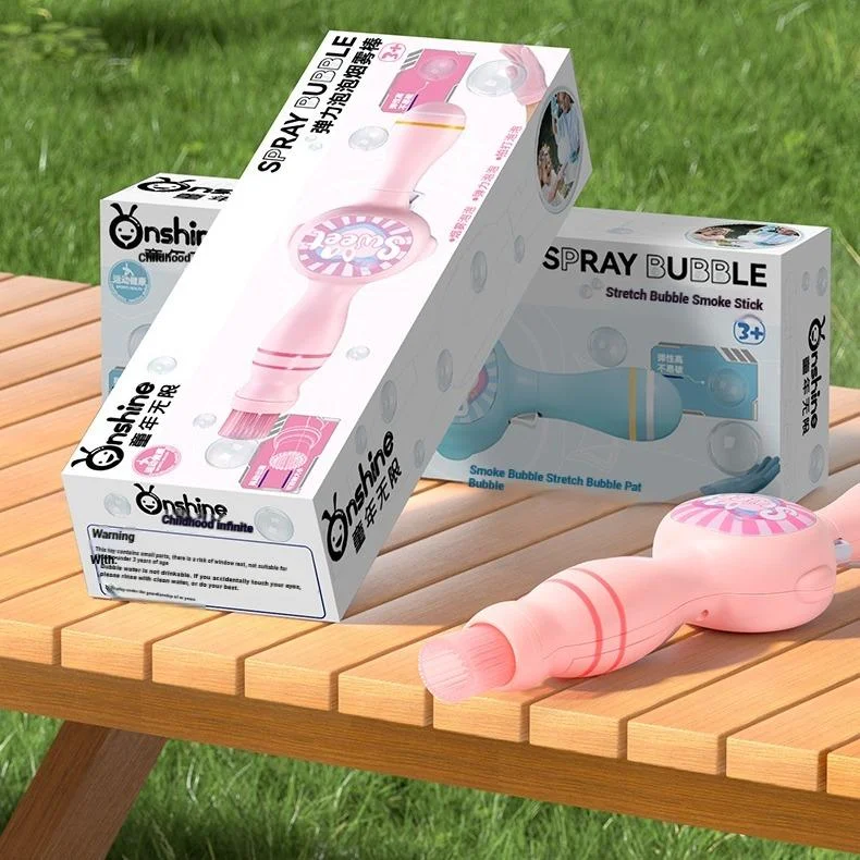 Smoke Bubble Machine & Elastic Magic Wand