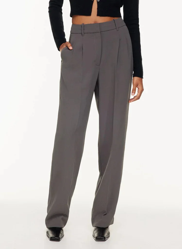 High Waist Tailored Wide Leg Pants (buy 2 Free Shipping)