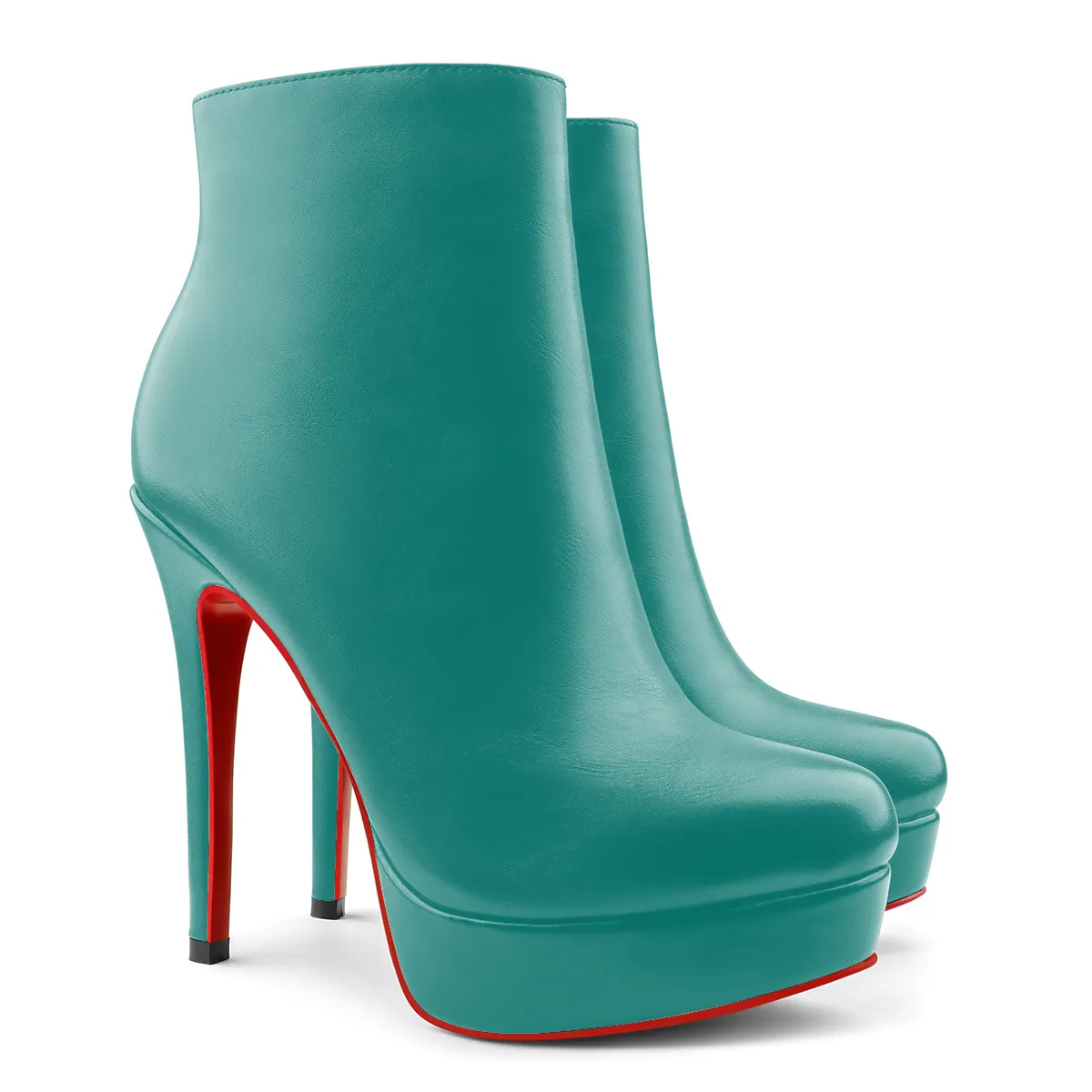 120mm Women's Platform Fashion Bianca Booty Heels-vocosishoes