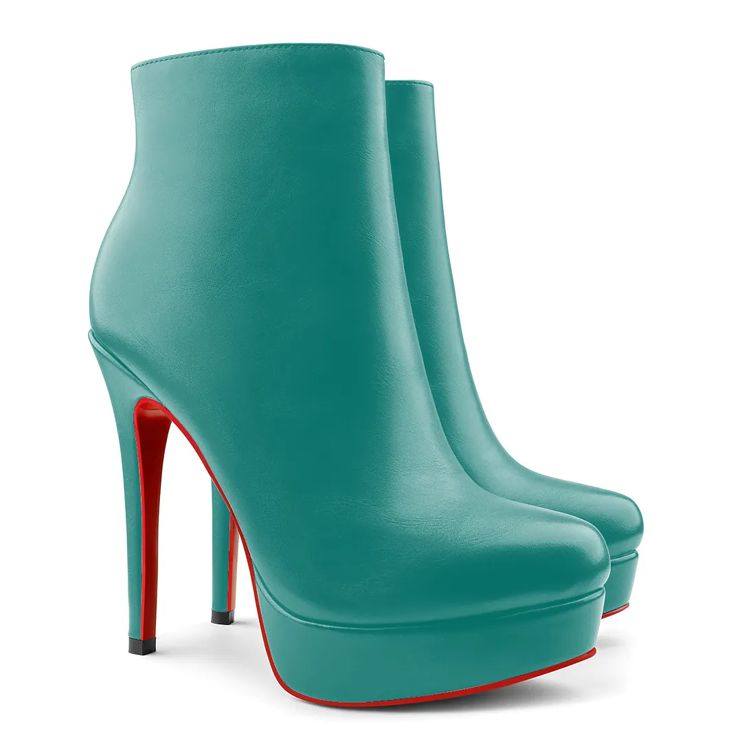 120mm Women's Platform Fashion Bianca Booty Heels-vocosishoes