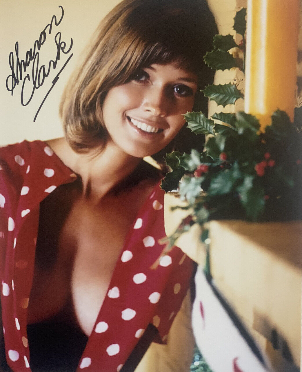 SHARON CLARK HAND SIGNED 8x10 Photo Poster painting ACTRESS MODEL AUTHENTIC AUTOGRAPH COA