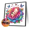 Diamond Painting-DIY Crystal Rhinestone Rose Child