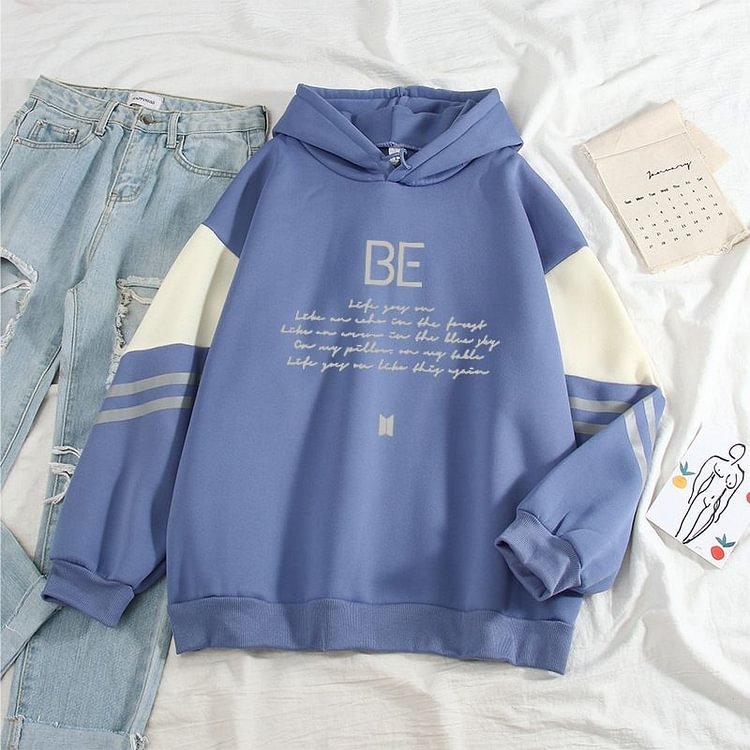 방탄소년단 BE Color-Block Hoodie