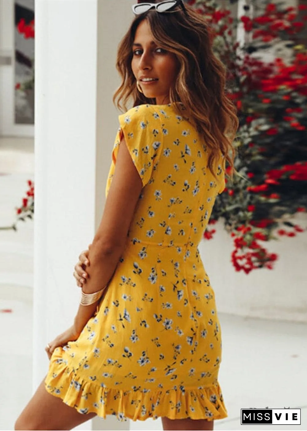Boho Mini Dress Sorrel
